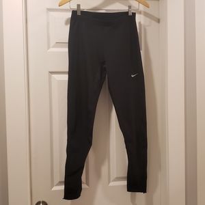 NIKE Dri-Fit Pants with Side Zipper and Reflector